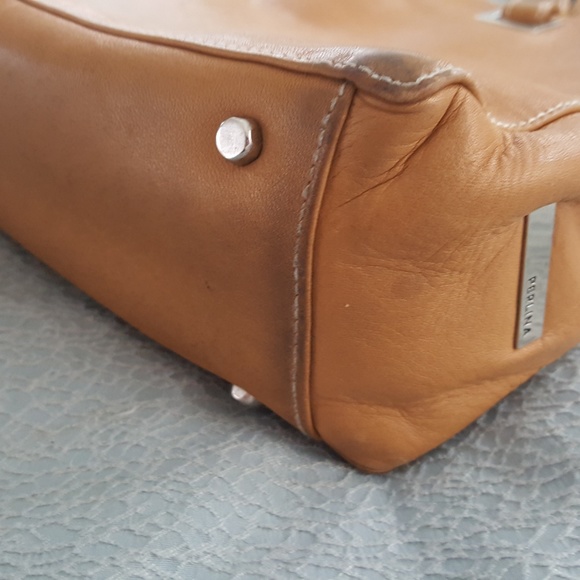 Perlina tan leather bag/tote & Wallet - Picture 7 of 7